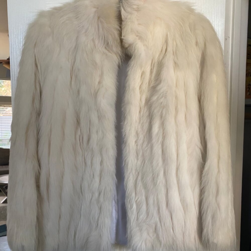Saga Furs Real Shadow Fox Jacket Vintage